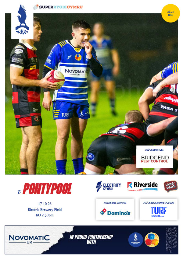 Bridgend v Pontypool - Super Rygbi Cymru